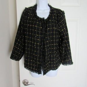 Jacket Black/Gold Size Large